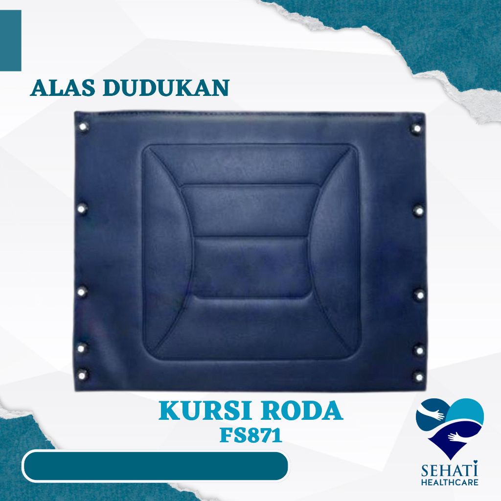 Alas Dudukan Kursi Roda FS871 Sparepart Jok Tempat Duduk Spare Part Medis Kesehatan