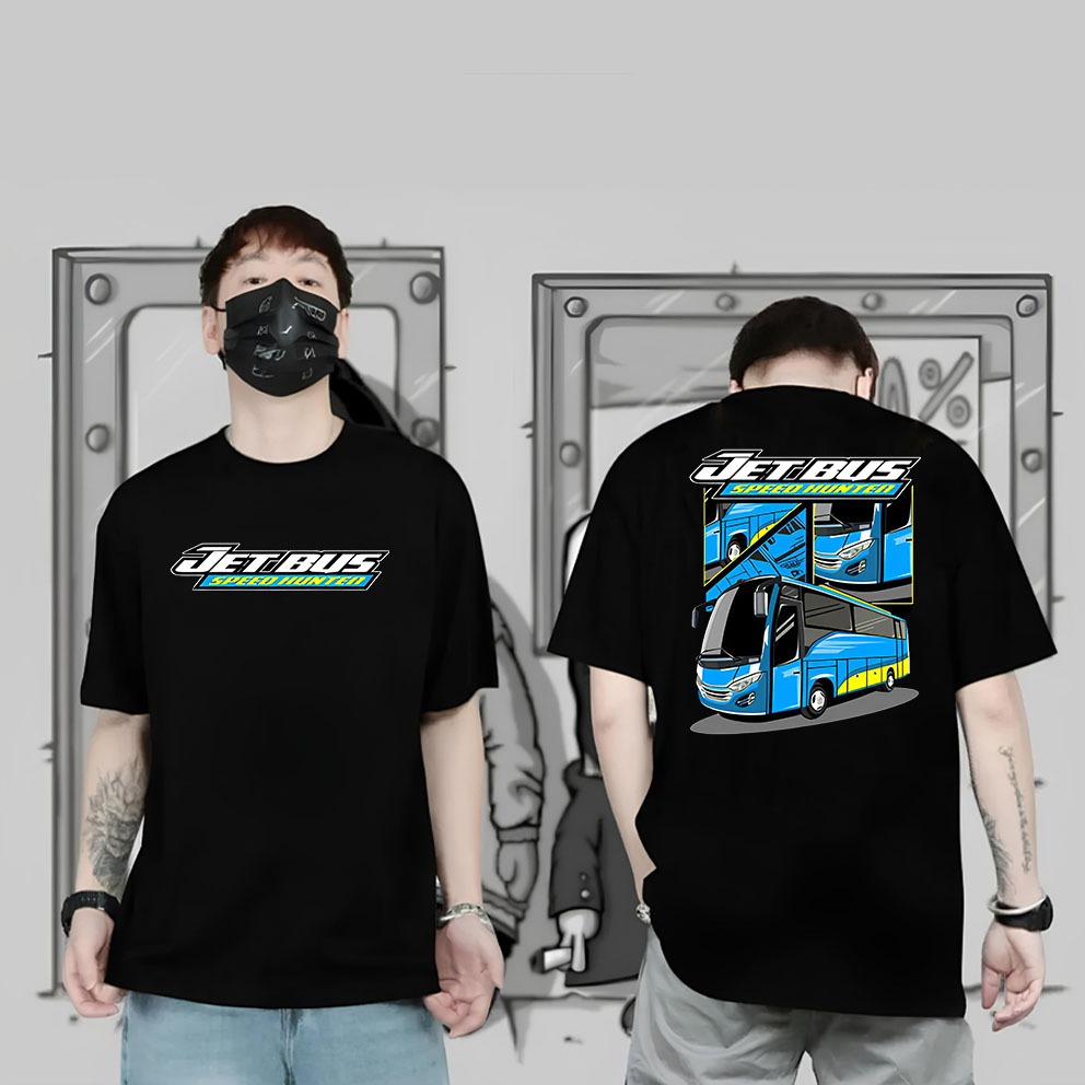 KAOS DISTRO PRIA/ T-SHIRT/ KAOS MOTIF JET BUS / BAJU KAOS PREMIUM/ BAJU KAOS LENGAN PENDEK 24s