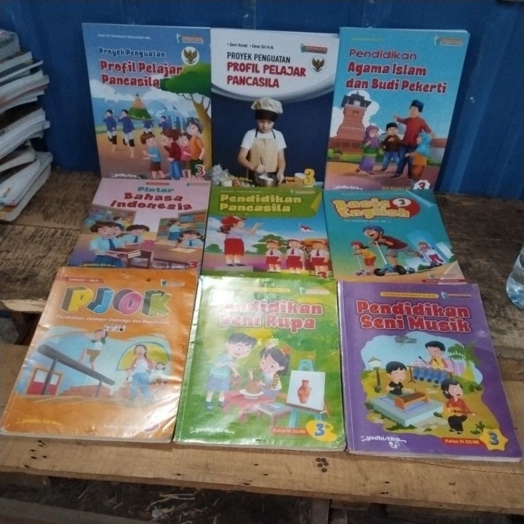 BUKU PAKET PENDIDIKAN PANCASILA/PENDIDIKAN SENI RUPA/PENDIDIKAN SENI MUSIK/BASIC ENGLISH/PJOK/BAHASA
