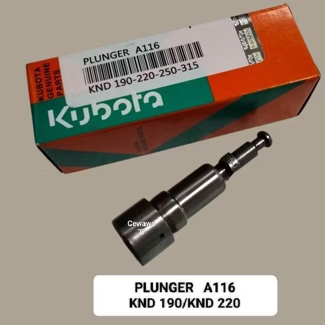 KND 190/KND 220 PLUNGER ASSY BERKUALITAS COCOK UNTUK MESIN DIESEL KUBOTA