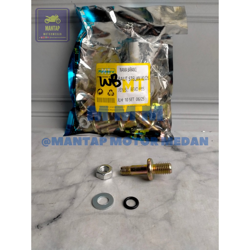 Baut Penyetel Setelan Stelan Otomatis Stut Kopling Honda Revo Absolute Fit Blade Good Quality