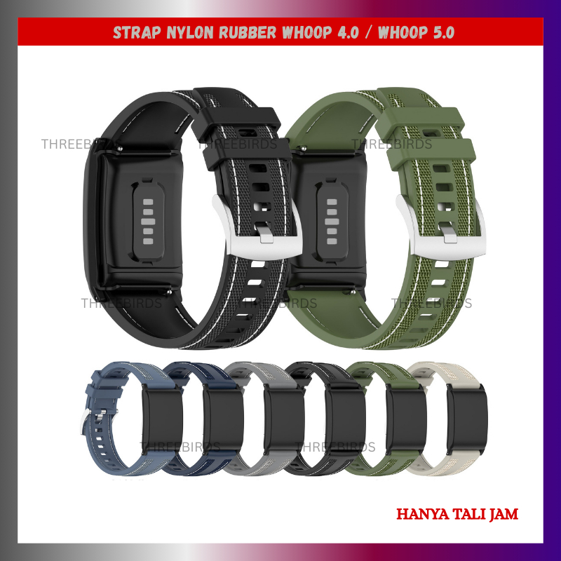 Whoop Band Strap Premium Nylon rubber Whoop 4.0 - Strap Premium Whoop Band 5.0 Nylon Rubber