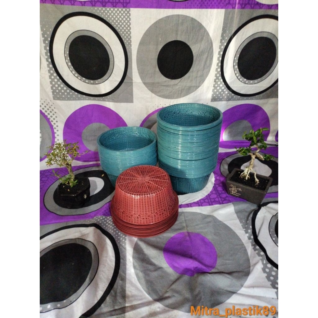 [ 120 PCS ] CETING NASI PLASTIK / WAKUL NASI TRADISIONAL / BESEK HAJATAN / MARANG / BAKUL KHAJATAN B