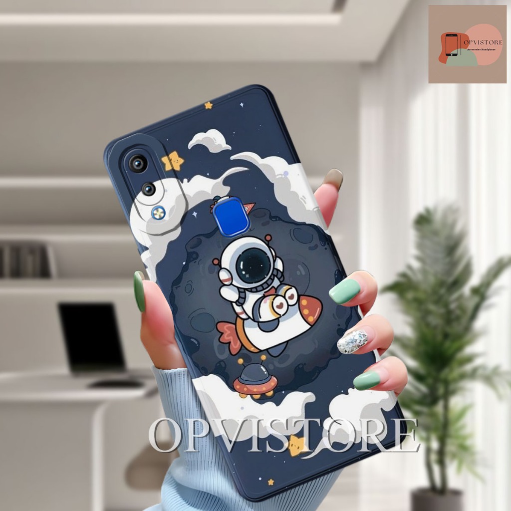 Case Vivo Y91 - Y93 - Y95 - Y91c - Y1s Fashion Case Softcase Macaron Protect Camera Kesing Hp Casing