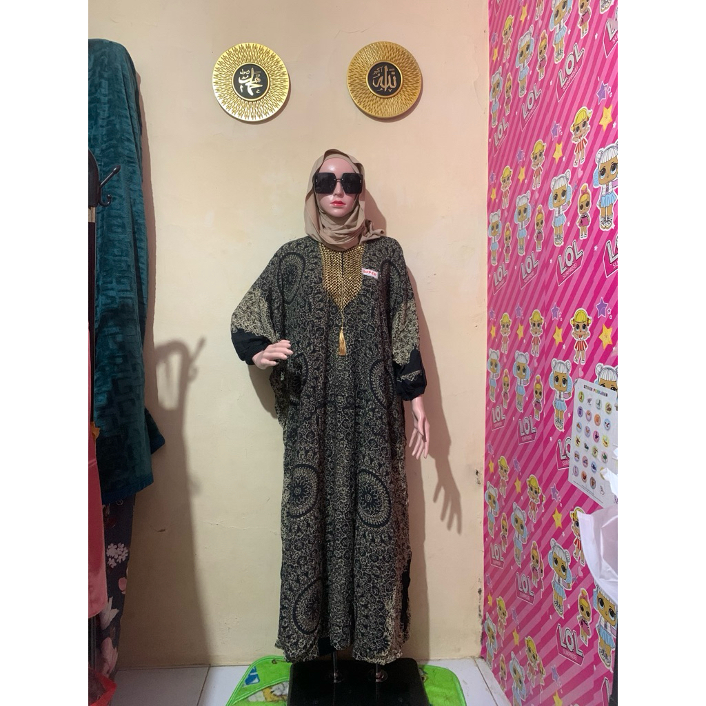gamis batik kaftan