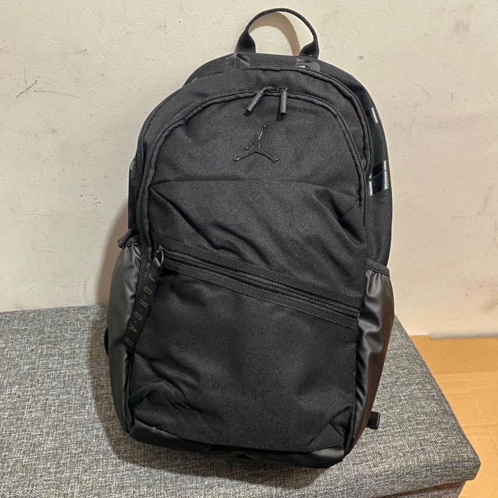 Air Jordan Jam Air Petrol Backpack All Black 29L / Tas 100% Original