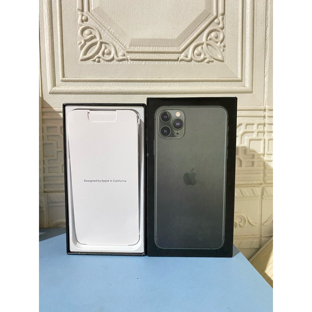 PReloved IPhone 11 PM 256 EX IBOX Midnight Green