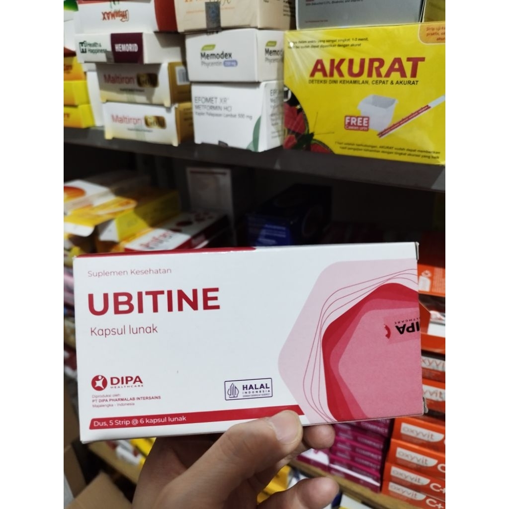 ubitine box isi 30 kapsul