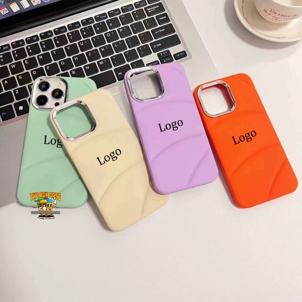 Case Premium Elegan Creative Stiker Logo Compatible Iphone 7 7+ X Xs Xr 11 12 13 14 15 Pro Plus Prom