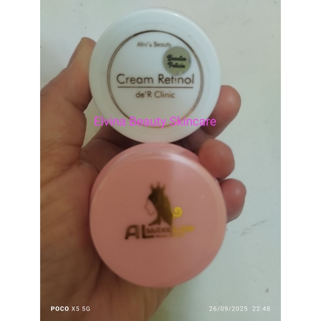 Pelicin Rclinic + Suncreen Almaxiglow Terbaru Original BPOM
