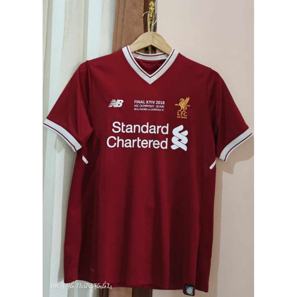 Jersey Original Liverpool H 2017/2018 M. SALAH #11 UCL