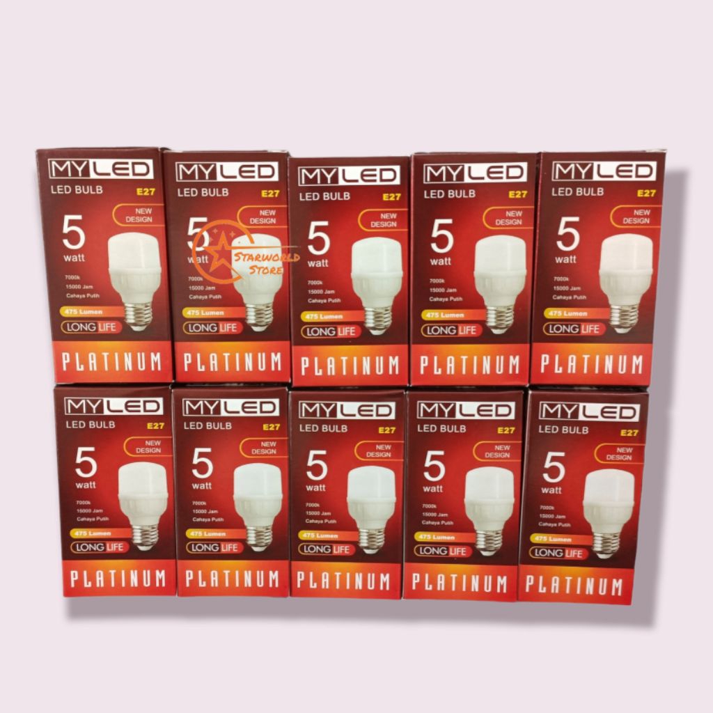 Lampu My LED Platinum 5 Watt