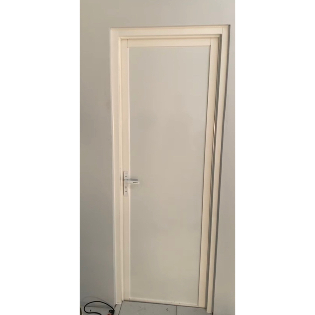 Pintu kamar mandi+kusen full alumunium
