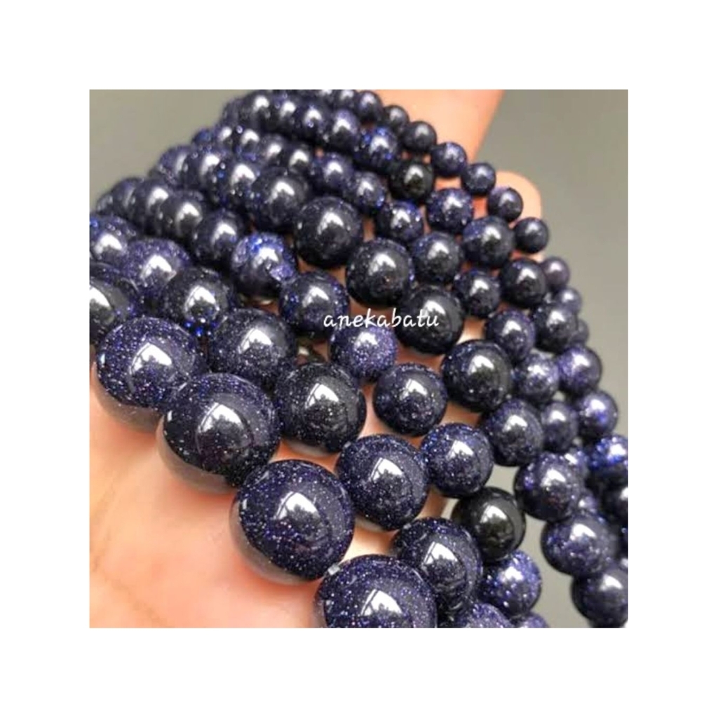 Manik Batu Alam Pasir Mas Intan/Biru Navy