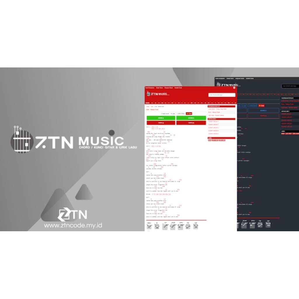 Template, tema  Blogger Chord Gitar, kunci gitar