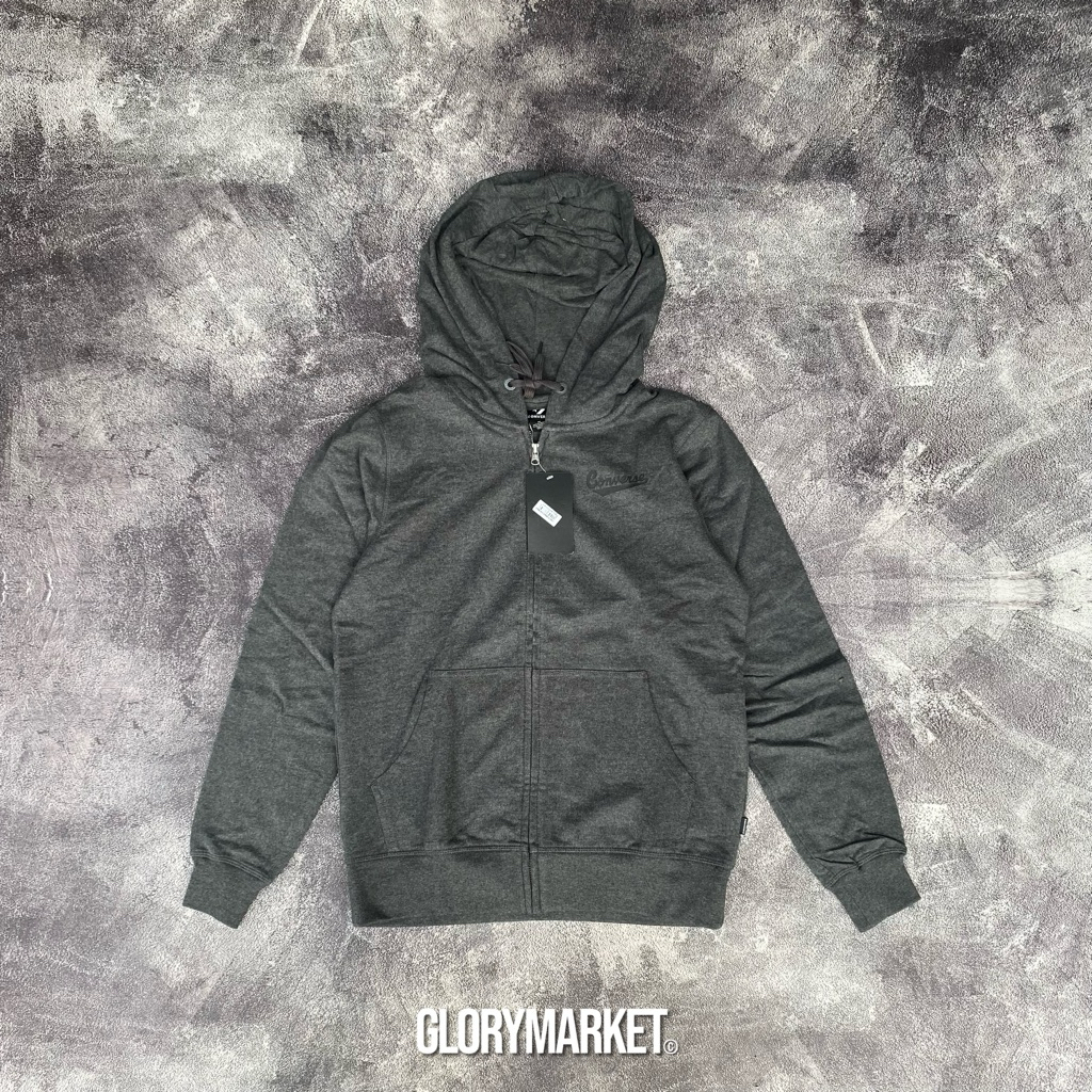 Hoodie Converse Nouva Left Logo Grey Original 100%