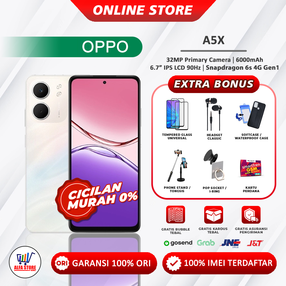 Oppo A5x a5x ram 6/128gb 4/128gb 4/64gb oppo a6x 8/128gb A6X Garansi Resmi