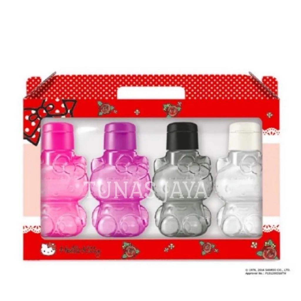 (ISI 4) ECO BOTTLE HELLO KITTY TUPPERWARE MALAYSIA