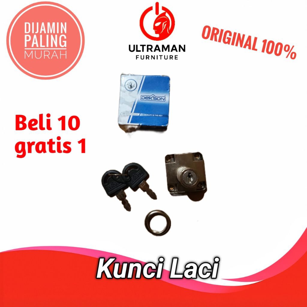 Kunci laci lemari DEKSON Camlock murah