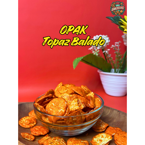 OPAK PEDAS / OPAK TOPAZ BALADO / KERIPIK OPAK / KERIPIK OPAK PEDAS