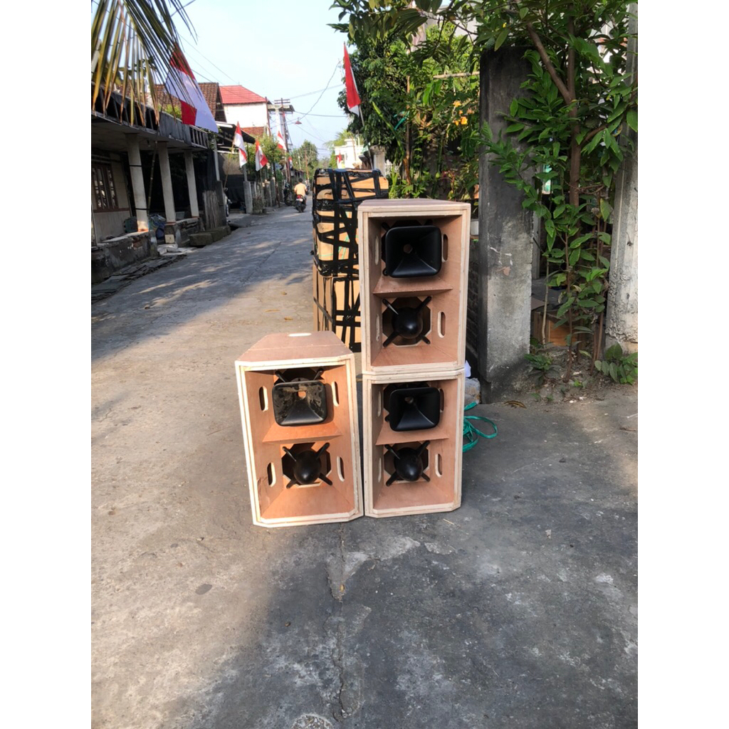 BOX SPEAKER T24N MENTAHAN KOMPLIT RUDAL+BREKET