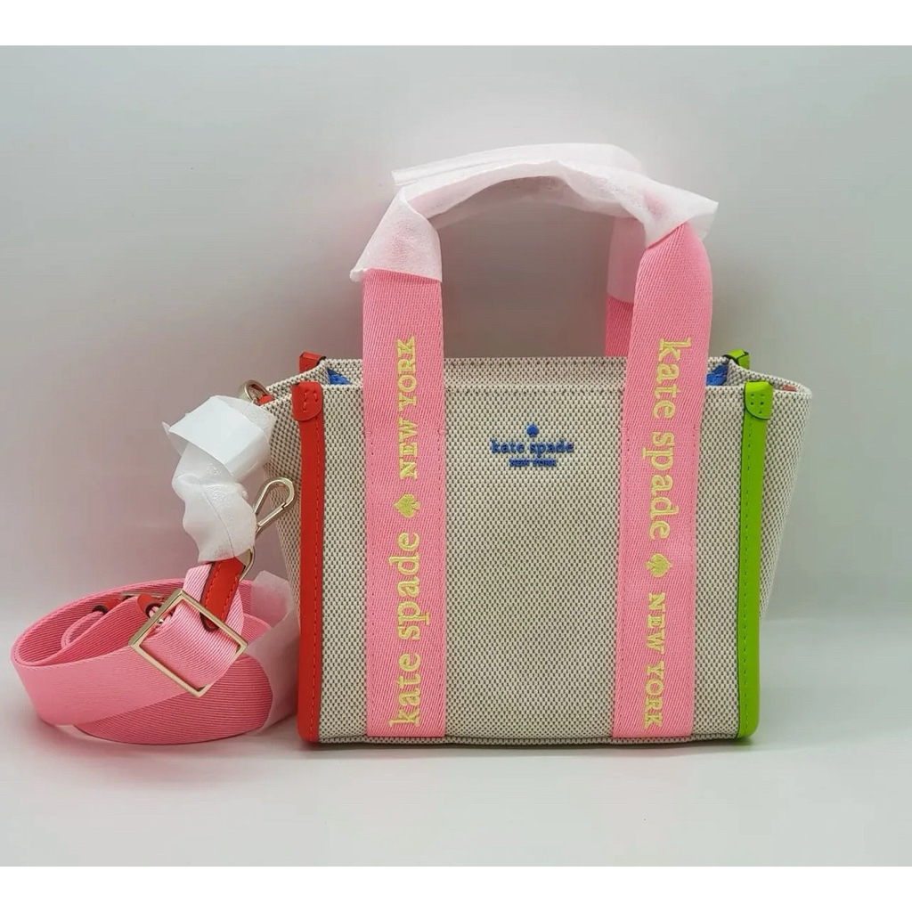KS mini tote  multi rainbow