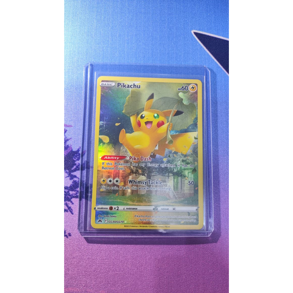 [ENG] Kartu Pokemon TCG Pikachu GG30/GG70 NM