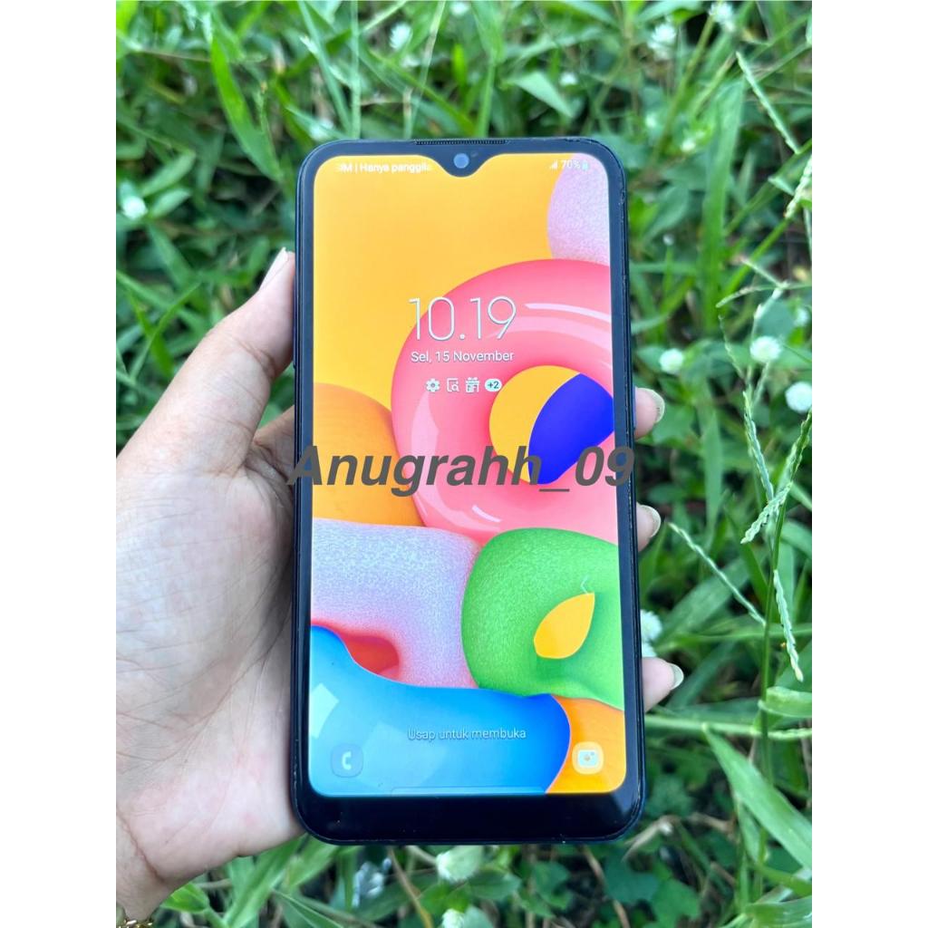 MURAH MERIAH HP SAMSUNG A01 2019 JARINGAN 4G HP SECOND NORMAL SIAP PAKAI