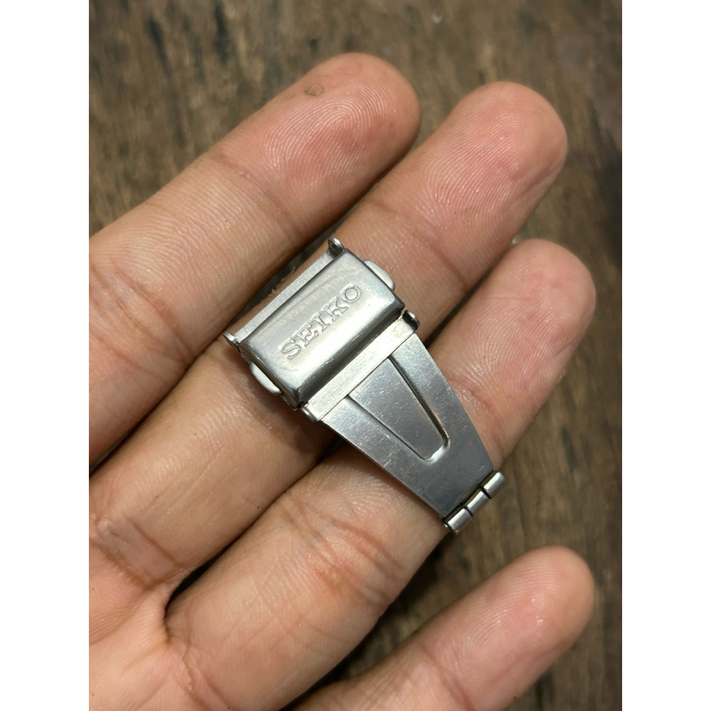 seiko clasp buckle, kunci pengait rantai jam tangan vintage seiko
