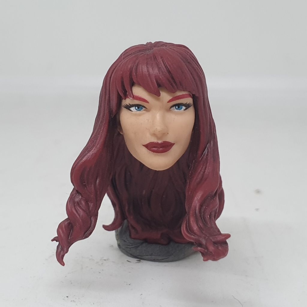 Marvel Legends Head HS Female Mary Jane Spiderman kitbash 1/12