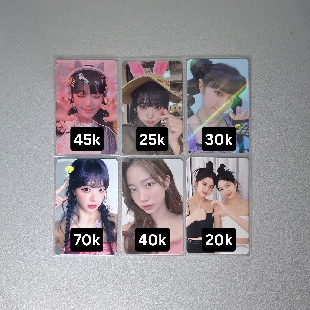 Photocard pc lesserafim eunchae ld kpopmerch kazuha sg 24 kazuha yunjin unit unforgiven wv weverse y