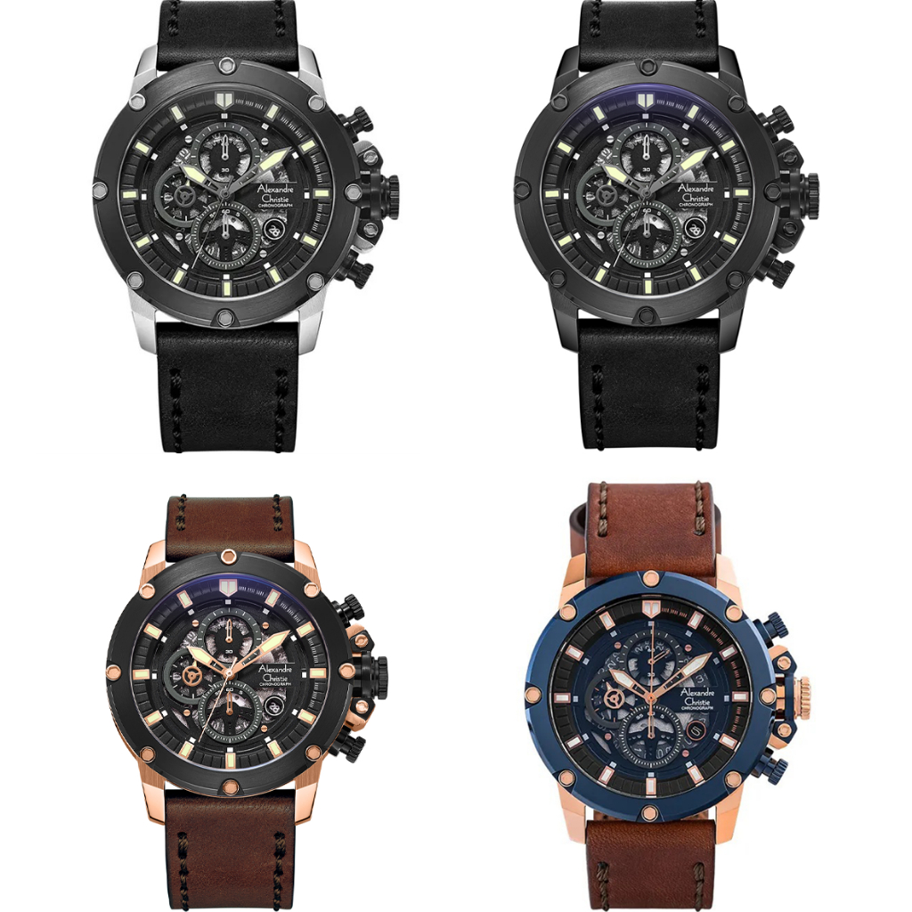 Galery Jam Tangan Alexandre Christie AC 6564 MC Chronograph