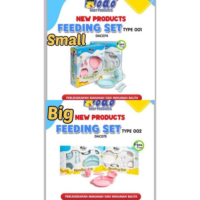Dodo Feeding Set / Dodo Set Tempat Makan Bayi