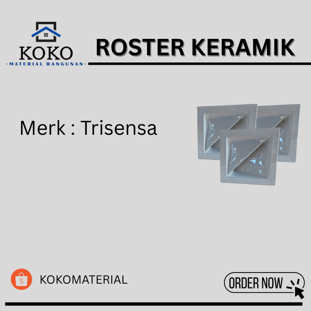 ROSTER / LUBANG ANGIN KERAMIK 1DUS