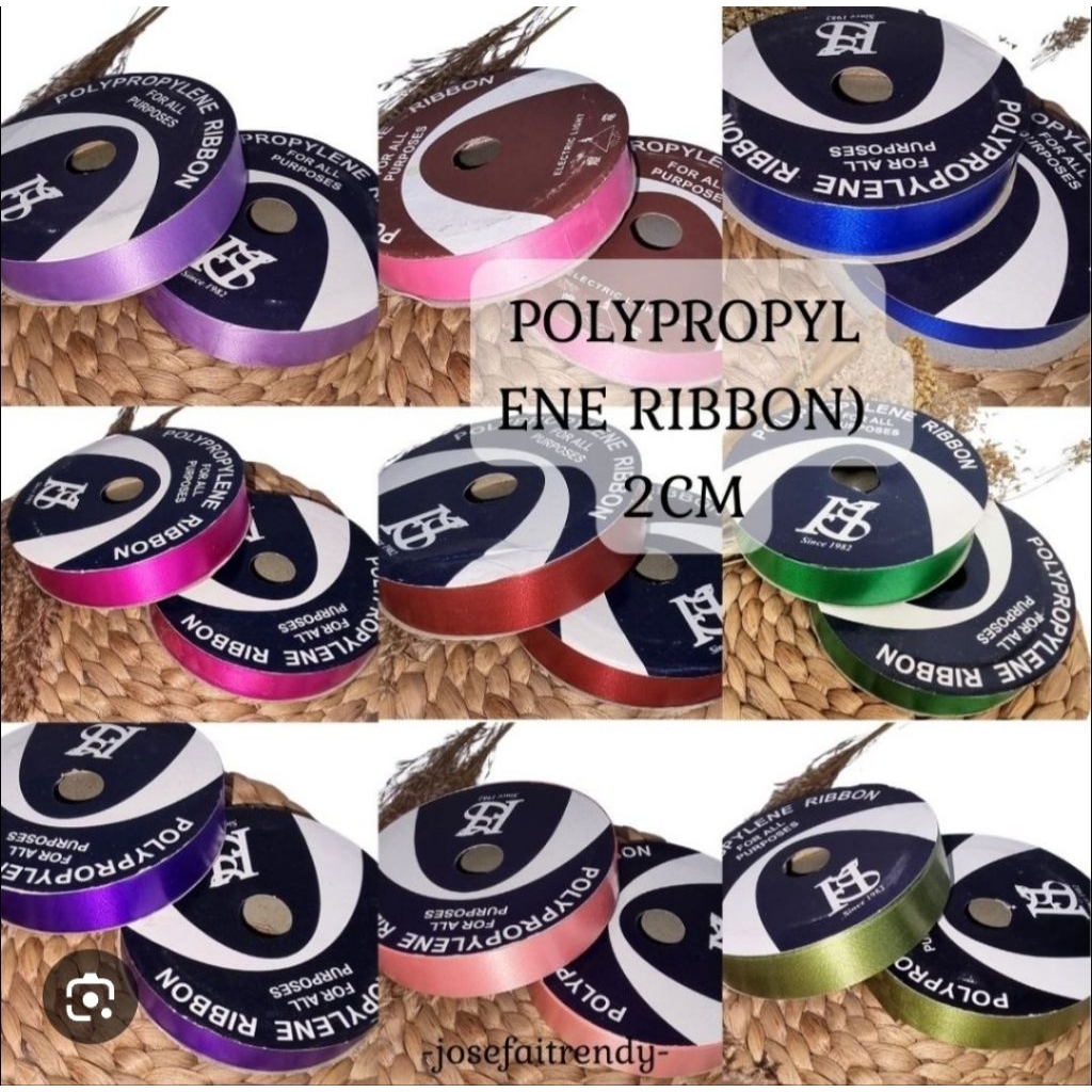 Golden Sweet E.Y.PITA JEPANG (POLYPROPYLENE RIBBON) 2CM /SENDAREN LAYANGAN WARNA /PITA SENDAREN / Pi