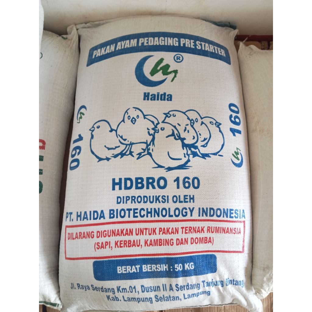 160 haida- pakan ayam pedaging pre starter
