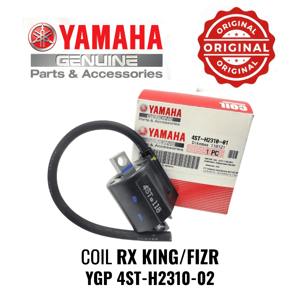 YGP 4ST-H2310-02 Ignition Coil Assy RXK Koil Pengapian RX King FIZR RXKing F1ZR Original Yamaha
