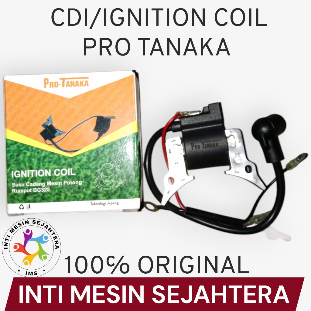 328/338 PRO TANAKA CDI Ignition coil PRO TANAKA BG328 MESIN POTONG RUMPUT 100% ORIGINAL ASLI ORI