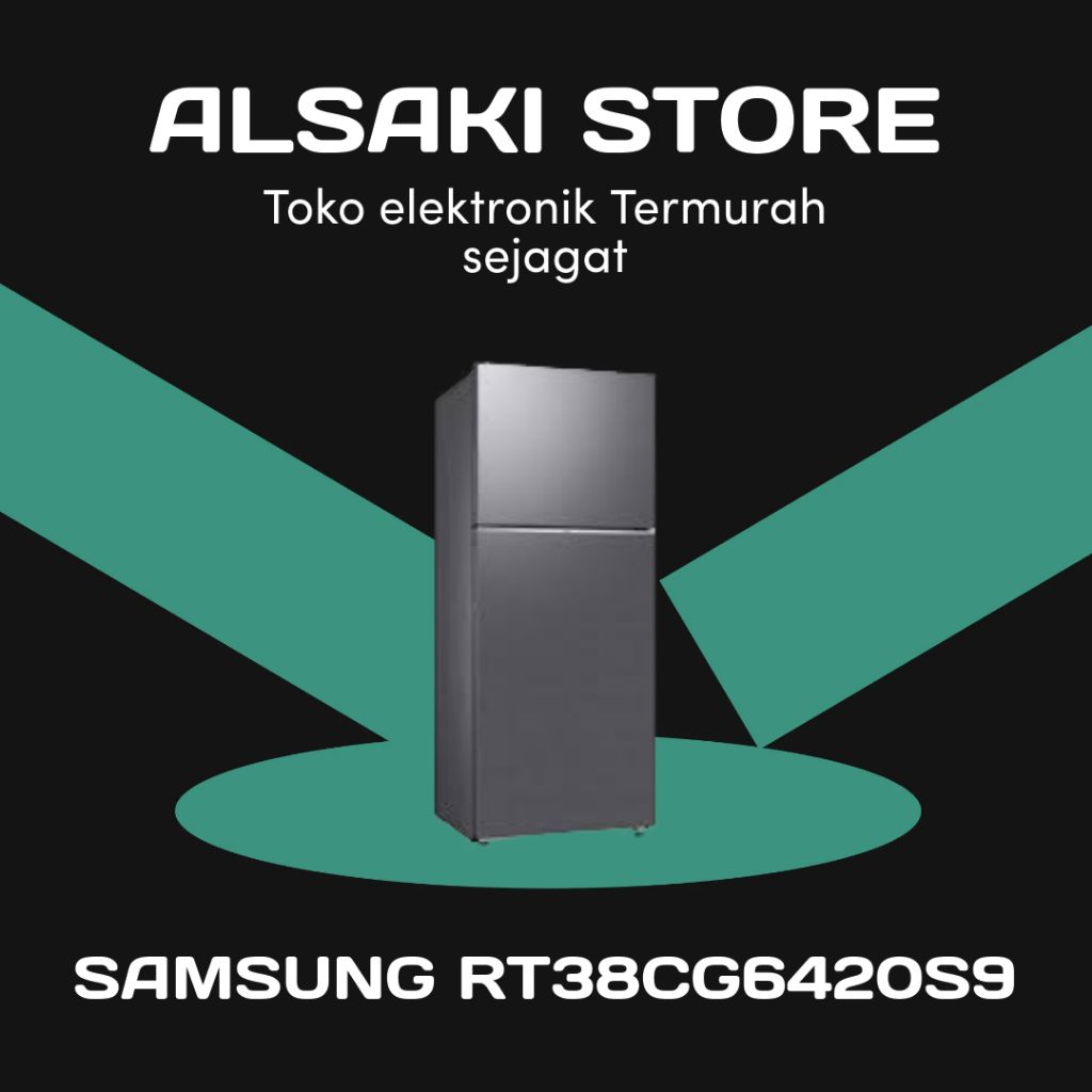 SAMSUNG BESPOKE KULKAS 2 PINTU BESAR REFRIGERATOR RT38CG6420S9