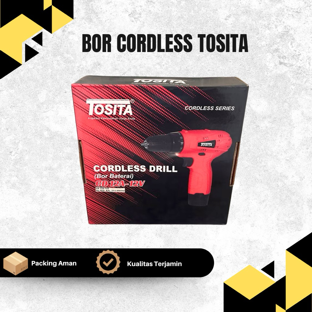 BOR CORDLESS TOSITA 12V / BOR BATERAI TOSITA 12VOLT MURAH