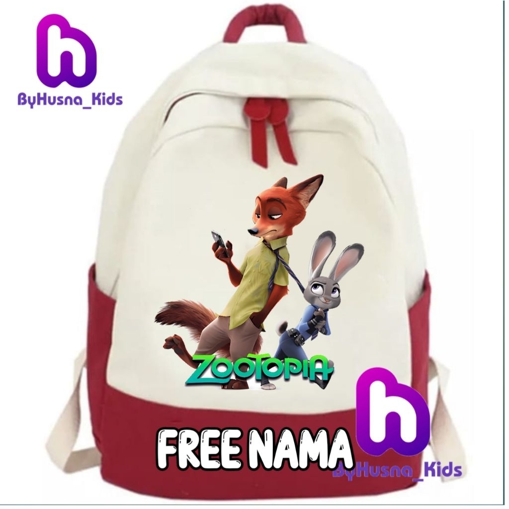 TAS RANSEL ANAK KARAKTER DISNEY ZOOTOPIA