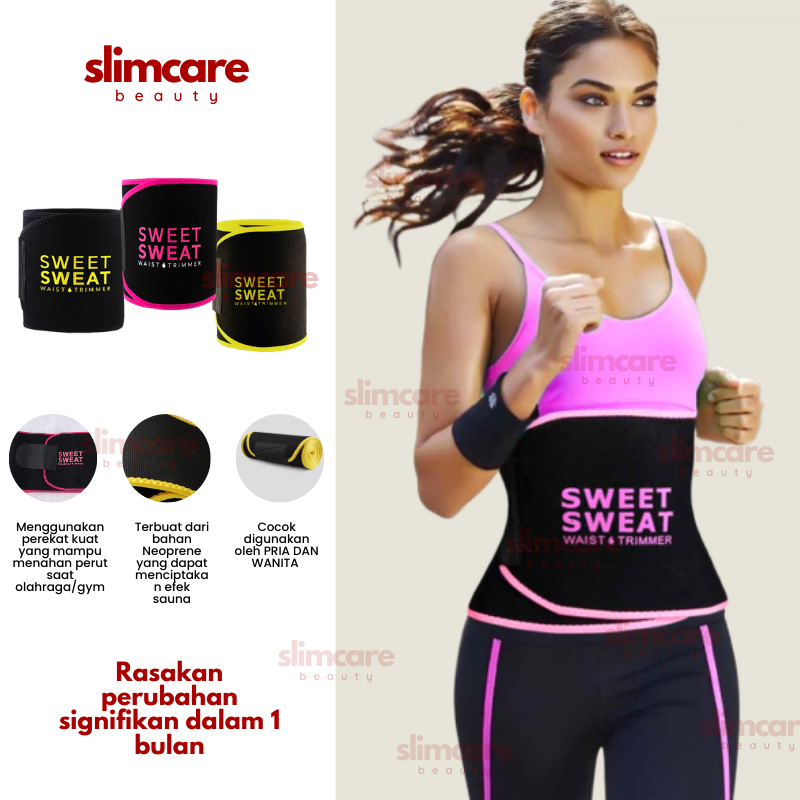 Korset Pelangsing Perut Buncit Sweet SWEAT WAIST Sabuk Pinggang Corset Kroset Korslet Pembakar Lemak
