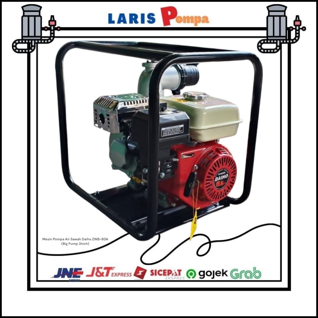 Mesin Pompa Air Sawah Daiho ZWB-80A (Big Pump 3Inch)