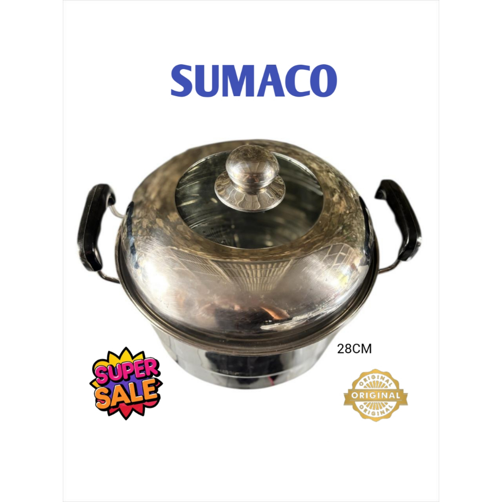 bayar di tempat sumaco - Panci Kukus Stainless Steel Dandang Panci Steamer Langseng Sarangan