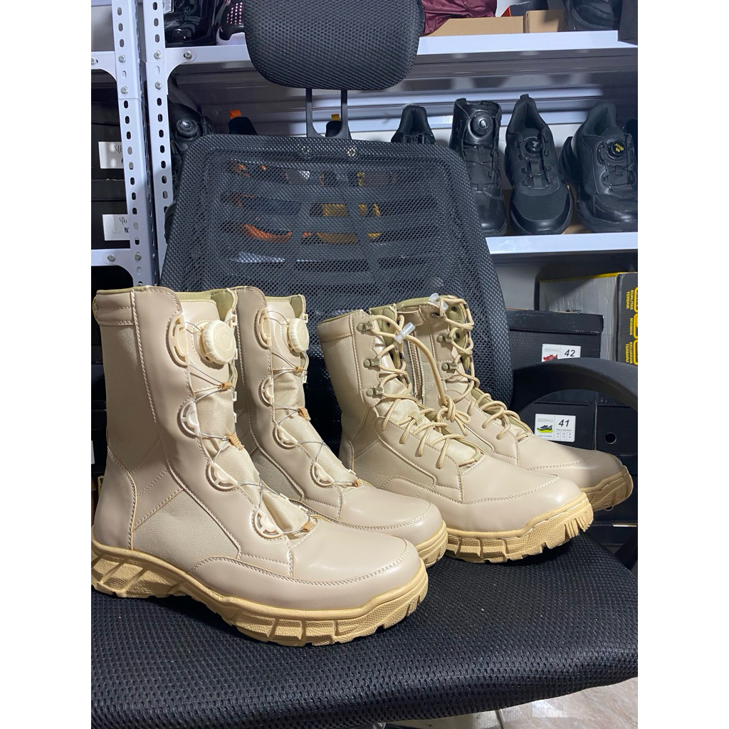 SEPATU PDL PNS CREAM KEMHAN TALI BIASA TALI PUTAR DAN PDL KEMHAN JATAH