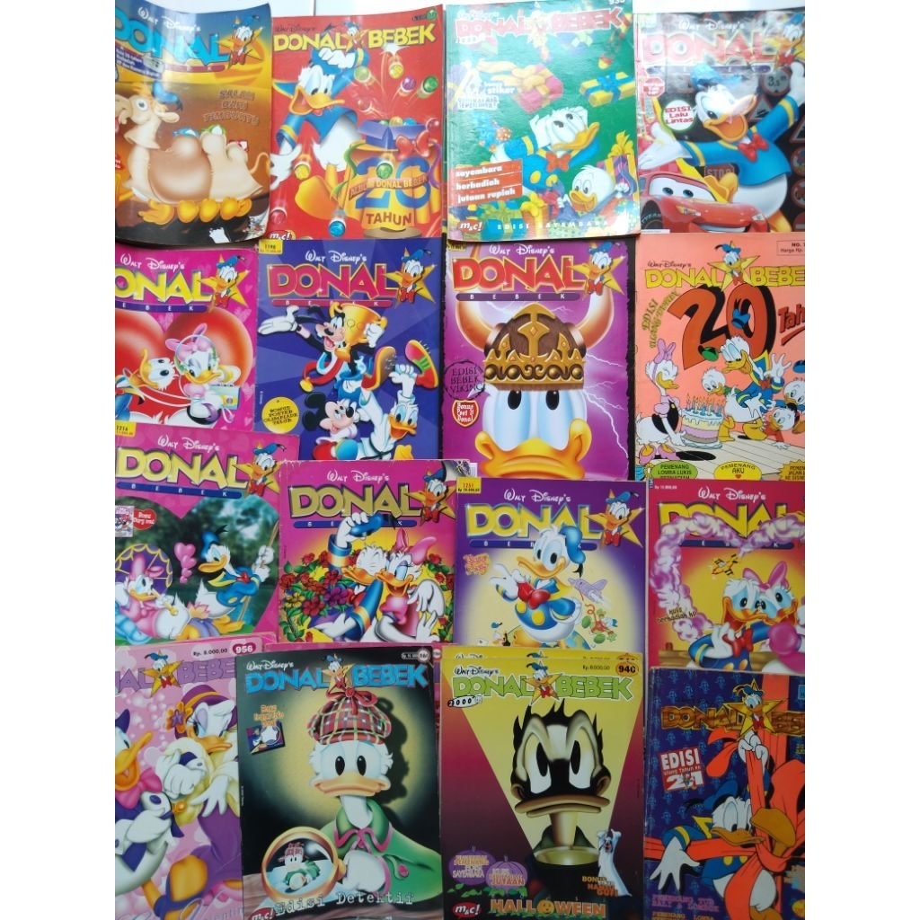 Majalah Komik Manga DONAL BEBEK Komik Jadul Donal Bebek tebal Satuan