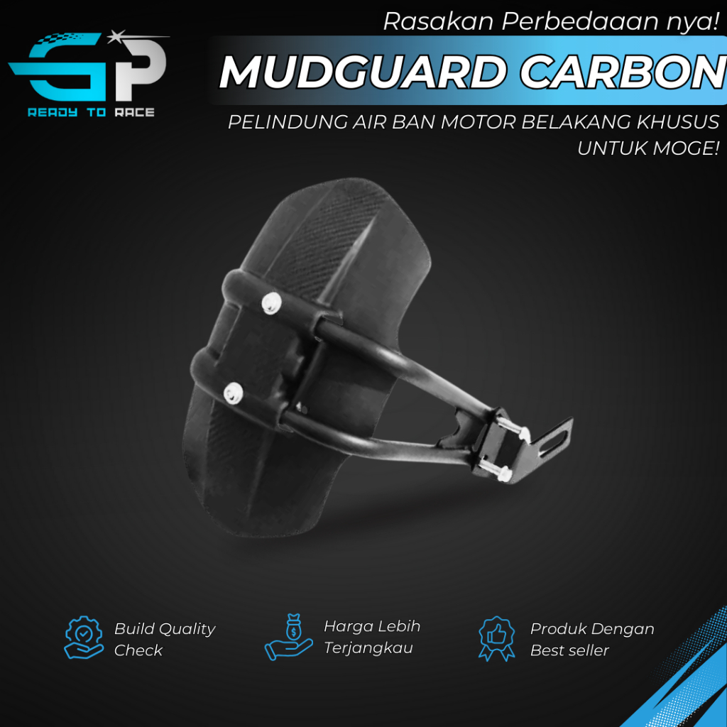 SPAKBOR MOGE BAN BELAKANG MUDGUARD VIXION CB XSR 150 CBR 150 R15 R25 XSR-155 MUDGUARD MOTIF CARBON