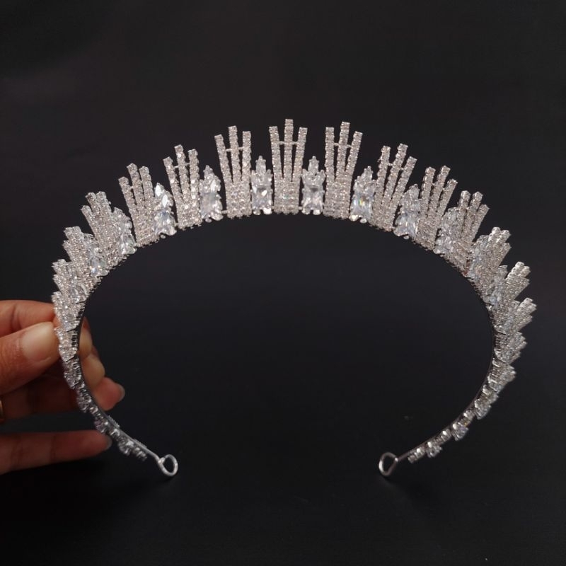 Albania Zircon Crown - Mahkota Pengantin zircon Viral - Aurel Crown