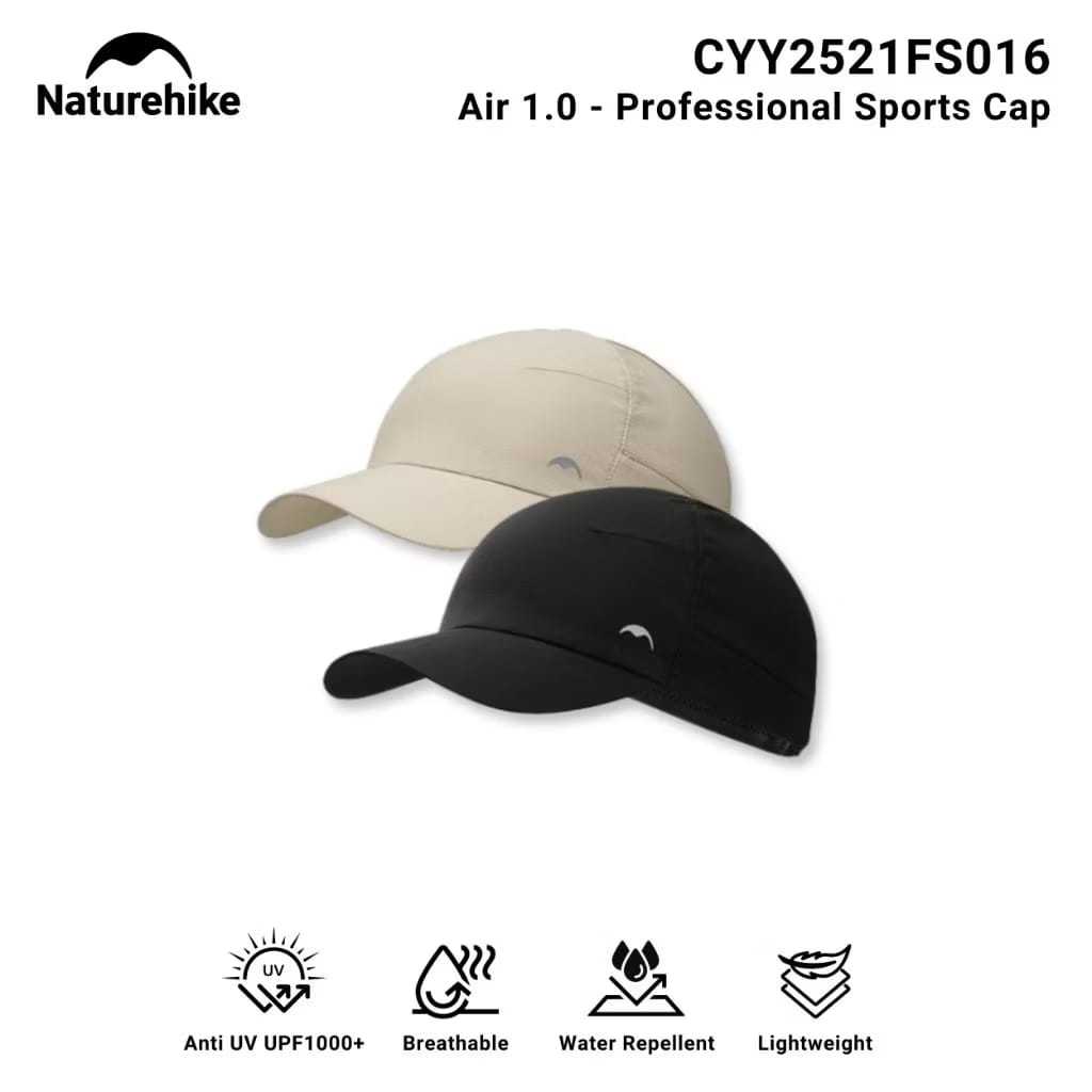 TOPI NATUREHIKE CYY2521FS016 LIGHTWEIGHT DUCKBILL CAP BREATHABLE MESH RAPID HEAT DISSIPATION THREE-D