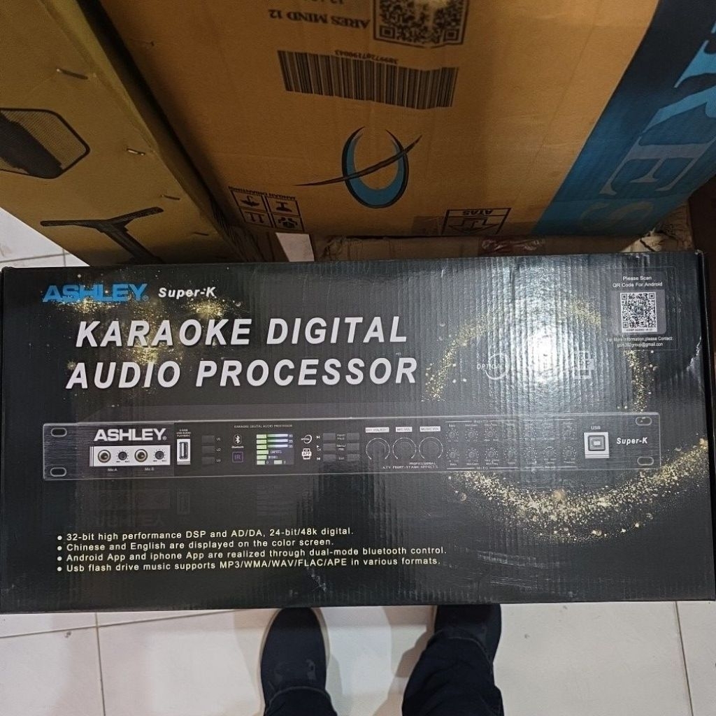 AUDIO PROCESSOR ASHLEY KARAOKE DIGITAL SUPER K MANAGEMENT MANAJEMEN